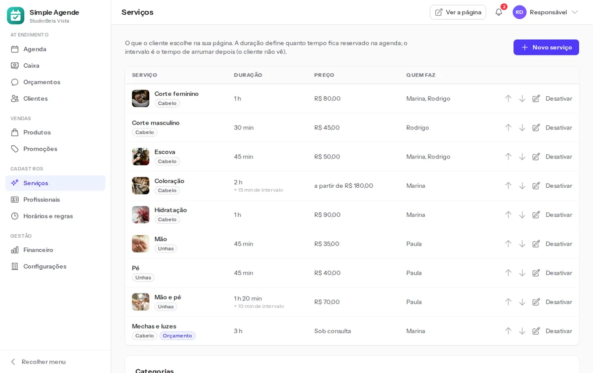 Serviços