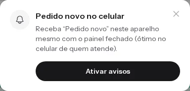 Avisos no celular
