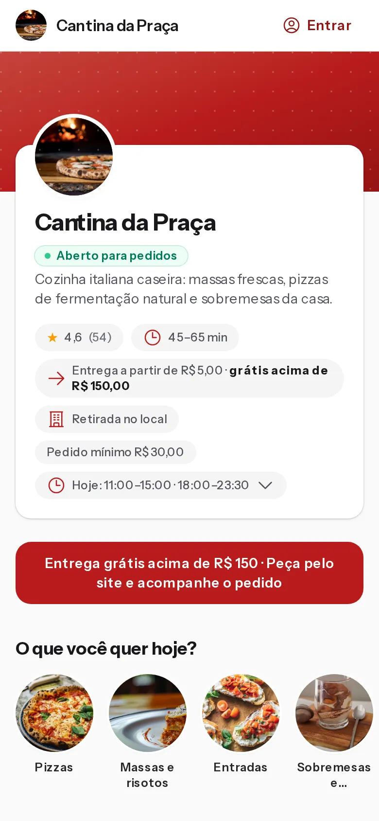 Loja no celular