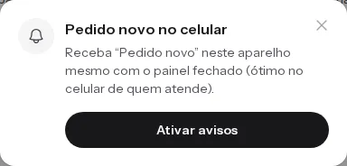 Avisos no celular